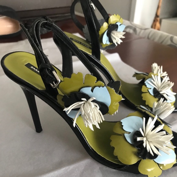High heeled sandals